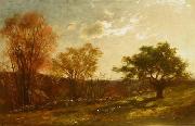 Charles Furneaux Landscape Study, Melrose, Massachusetts, oil painting by Charles Furneaux France oil painting artist